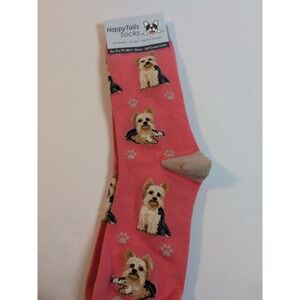 Happy Tails Yorkie Socks Pet Lovers One‎ Size Fit Most